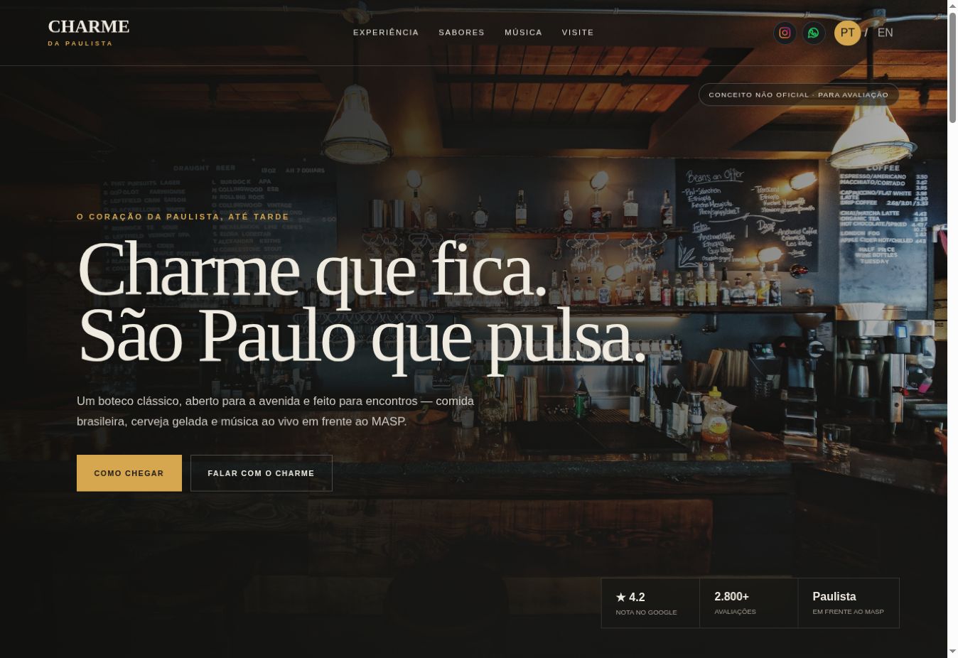 Charme da Paulista — Demonstration project